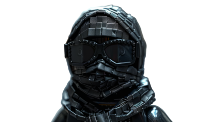 Pixelated "Thug Life" cooling glasses, perfect for adding a playful, meme-inspired touch to designs or social media content. These iconic glasses