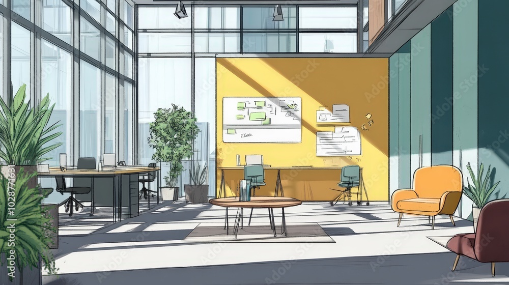 Poster implementing agile workspace strategies: explore agile workspace strategies that encourage flexibili