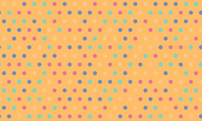 Vector dotted pattern with colorful geometric circles. Perfect for textile, seamless wallpapers, and trendy abstract backgrounds for modern design.