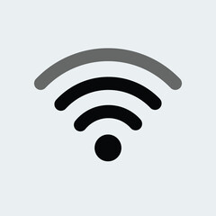 Wireless wifi signal icon