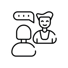Job Interview vector icon