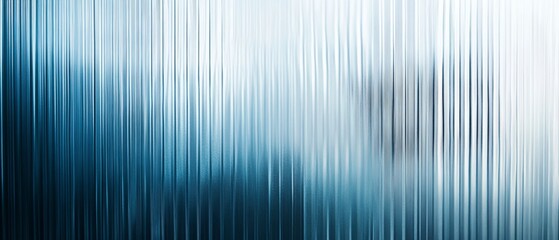 Fototapeta premium a series of vertical blue lines creating an abstract pattern. The lines vary in thickness and shade, transitioning from deep blue on the left to lighter blue on the right. Generative AI