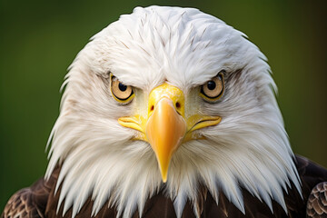 Obraz premium Intense Bald Eagle Close-Up