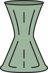Ceramic Vase Icon Illustration