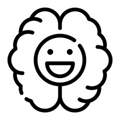 brain line icon
