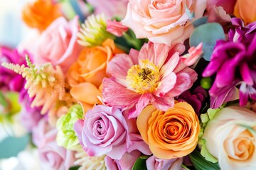 Tons of all the flowers, vivid color mood of romantic, sweet , elegant.