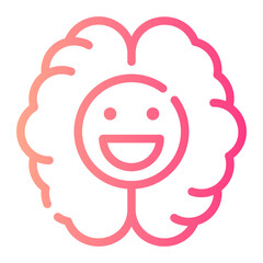 brain gradient icon