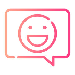 chat gradient icon