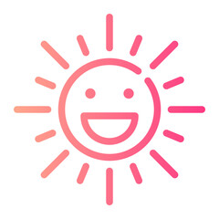 sun gradient icon