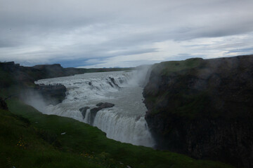 Lovely waterfall in Iceland