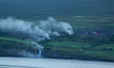 Geothermal activity in Iceland