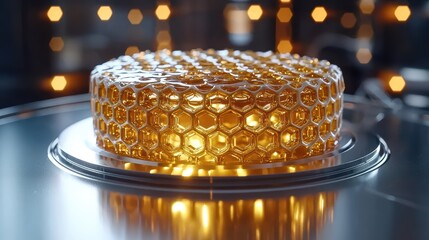 Honeycomb Structure Glowing