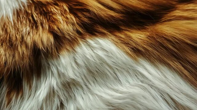 Gentle wind caressing soft fur