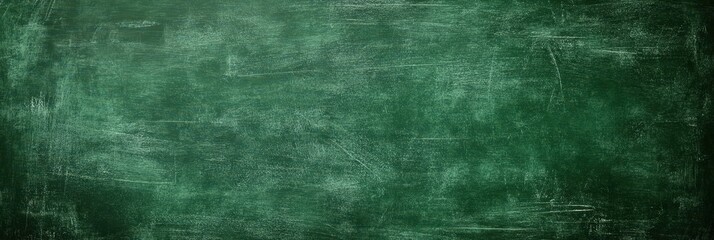 Textured Green Chalkboard Background for Education