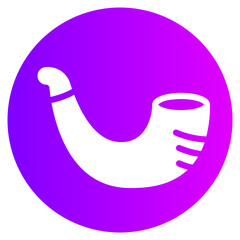shofar gradient icon