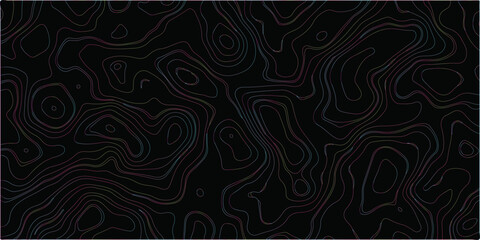 Black, and, white, vintage, topographic, map, featuring, seamless, geometric, contour, abstract, vector, topographic, terrain, design, with, black, contour, lines, and, grid, patterns, luxury, geograp