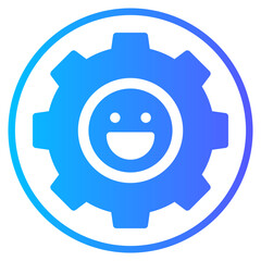 gear gradient icon