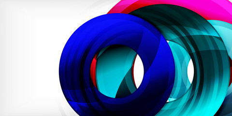 Circles, round elements, ring shapes premium background. Vector Illustration For Wallpaper, Banner, Background, Card, Book Illustration, landing page