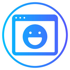 website gradient icon