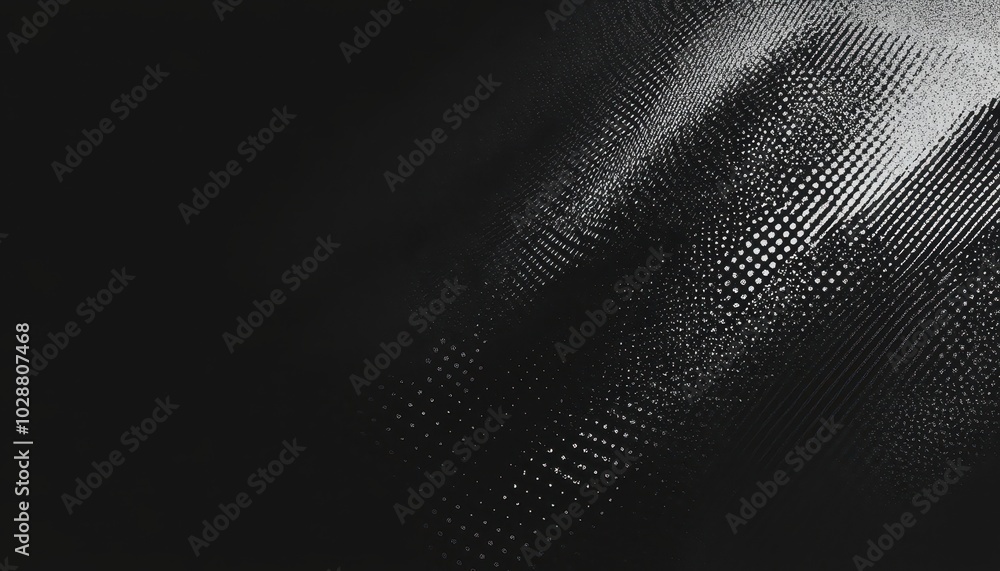 Poster dynamic black noise stipple dots halftone gradient for textured backgrounds