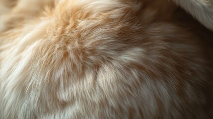 Close-up of a Golden Retriever's Soft Fur