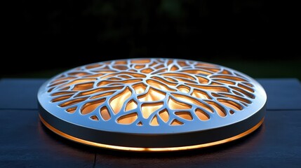 Obraz premium Illuminated Circular Design