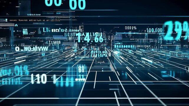 blue binary code