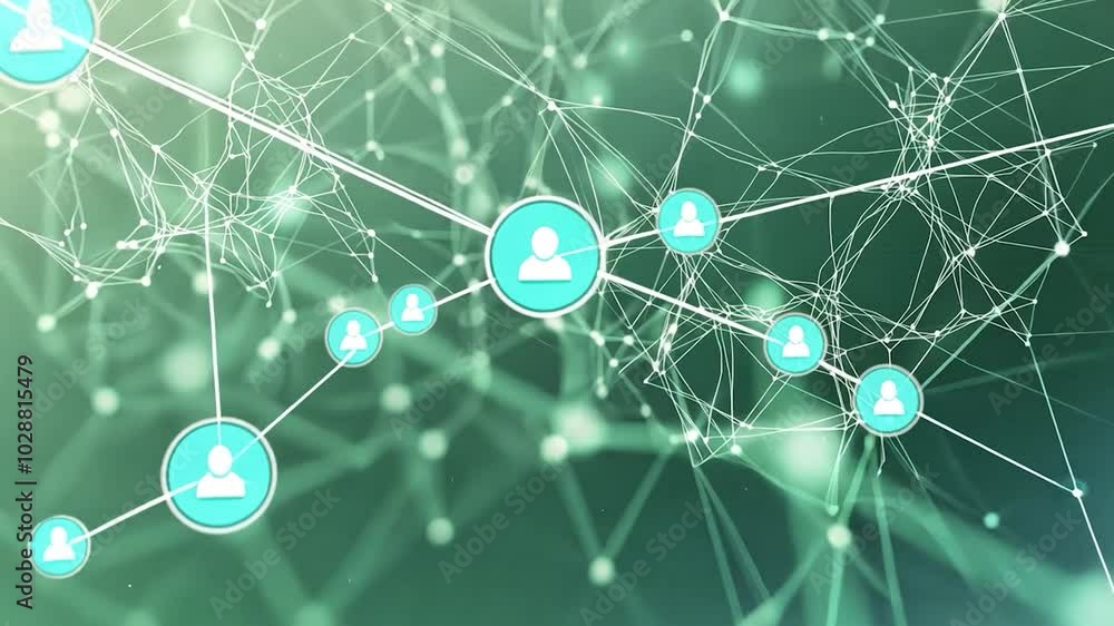Poster connecting people through a social media platform showcases the power of technology in fostering com