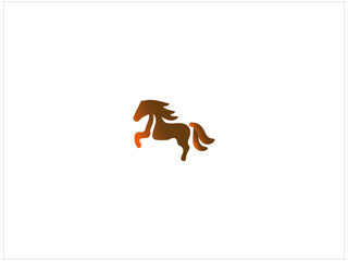 HORSE logo design ,vector, icon , illustration and isolate template . © Rina