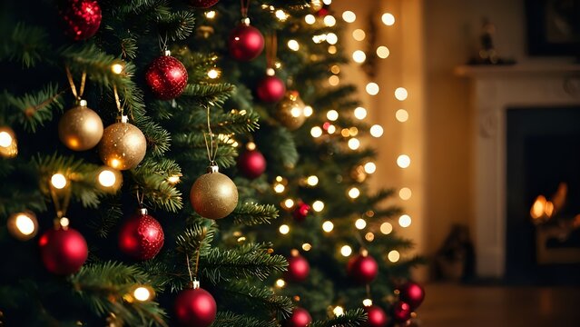 decorated christmas tree