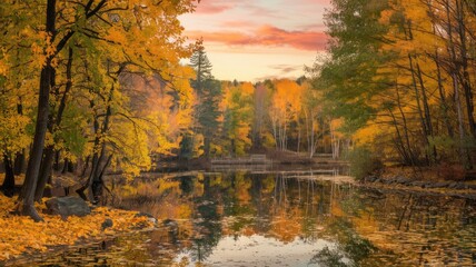 Fototapeta premium autumn in the city