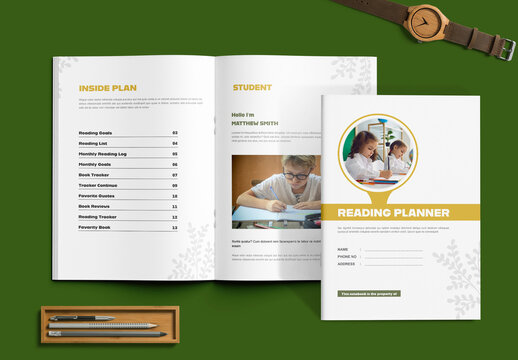 Reading Planner Template Layout