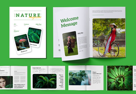 Nature Magazine Layout