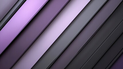 Obraz premium An eye-catching abstract background showcasing a blend of soft lavender and charcoal gray light patterns on a clean metal texture, arranged diagonally for a stylish, tech-inspired look.