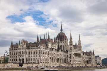Obraz premium Hungarian Parliament Building, Budapest, Hungary
