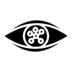 Ar Contact Lens icon vector image. Can be used for Augmented Reality.