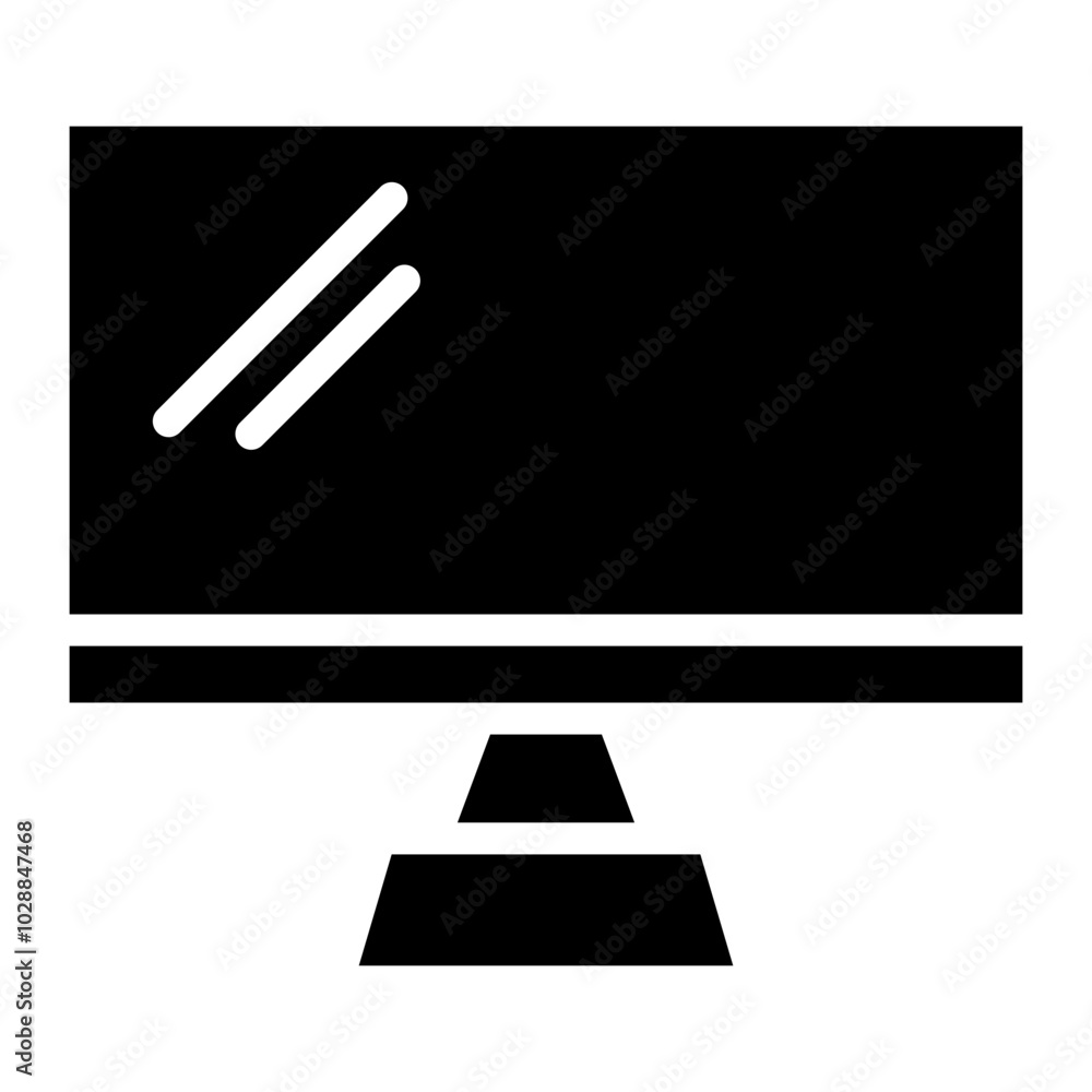 Poster screen icon vector image. can be used for augmented reality.