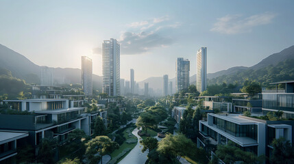 **With the rapid development of artificial intelligence technology, Dongsheng Town is moving towards an intelligent future. From smart city planning systems to adaptive building design to interconnect