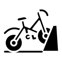 Bicycle Parking icon vector image. Can be used for Personal Transportation.