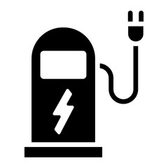 Charging Station icon vector image. Can be used for Personal Transportation.