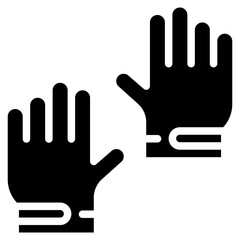 Goalkeeper Glove icon vector image. Can be used for Sport Equipment.