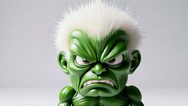 Angry onion man