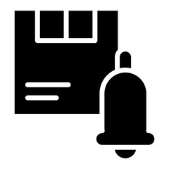 Obraz premium Package Notification icon vector image. Can be used for Postal Service.