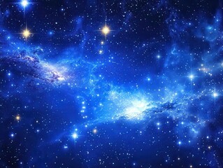 Obraz premium starlit night sky scattered with twinkling stars, a breathtaking view of the cosmos filled with mystery and wonder, inviting contemplation and awe