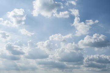 Blue sky and clouds for background