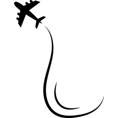 Flying Airplane Icon