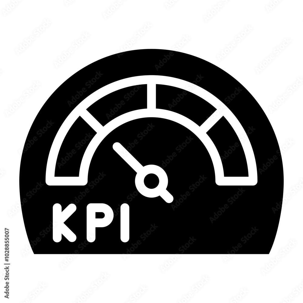 Poster kpi icon vector image. can be used for action plan.