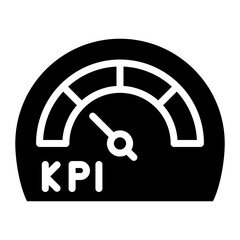 KPI icon vector image. Can be used for Action Plan.