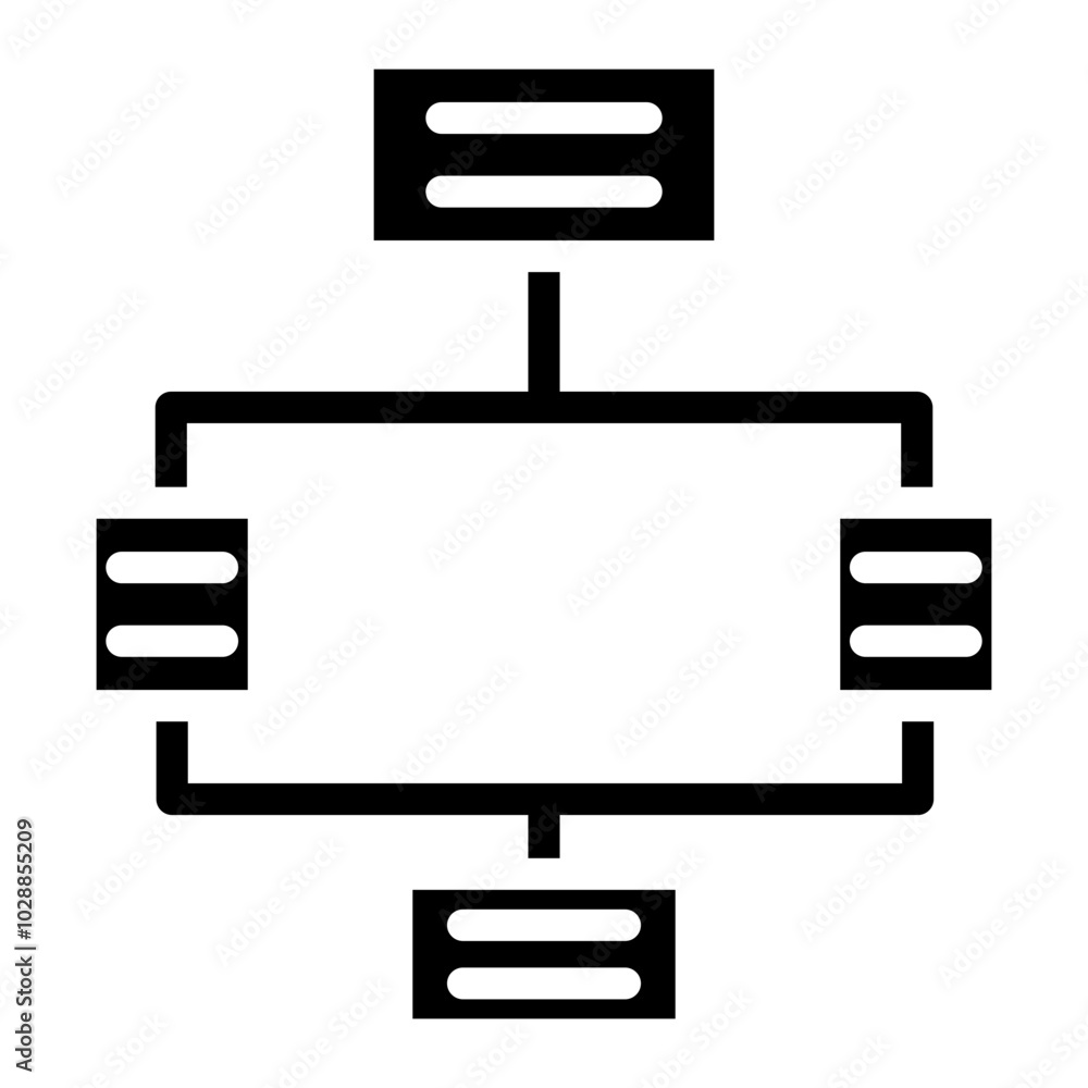 Poster workflow icon vector image. can be used for action plan.