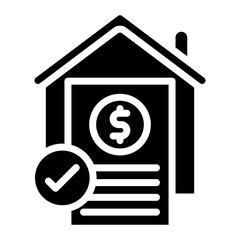 Collateral icon vector image. Can be used for Loan.